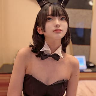 可愛いコミュ障のバニーコス中出し