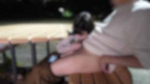 低身長素人と野外フェラ&大量中出し サンプル画像2