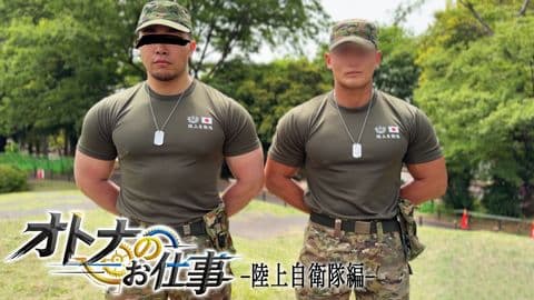 マッチョ先輩と雄星の自衛隊編 サンプル画像1