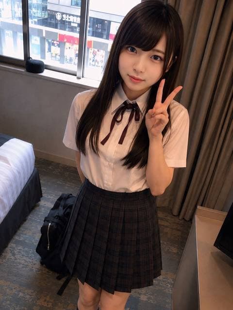 18才のアイドル級ビジュアルちゃんがハメ撮りで登場 サンプル画像1
