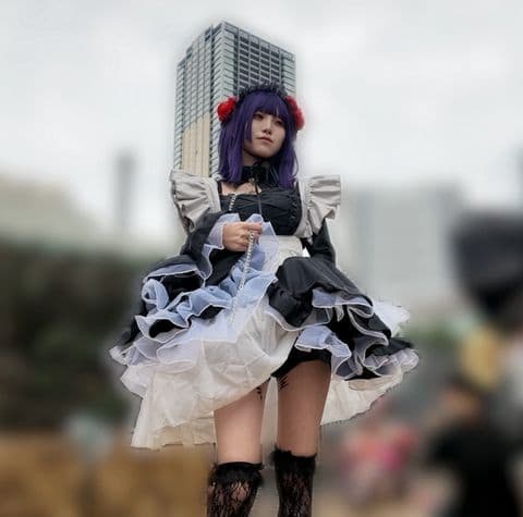 Hカップの本物元人気アイドルにゃちゃんのコスハメ中出しセックス サンプル画像1