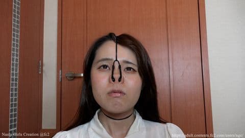 中出し鼻フックフェチ動画 サンプル画像2