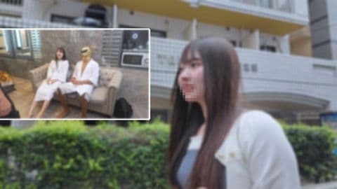 素人色白美女と黒人の中出しセックス サンプル画像1