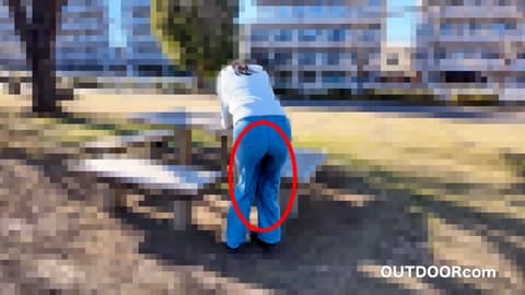 保育士が野外で調教されて潮吹き サンプル画像1