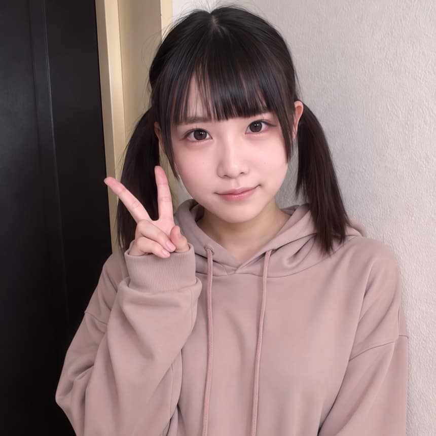 ツインテ巨乳アイドル級のフェラ抜き