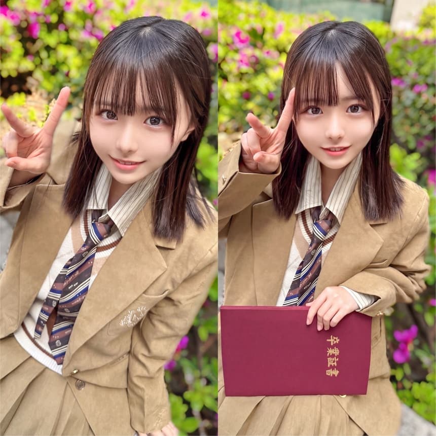 新卒美女の初めての中出し